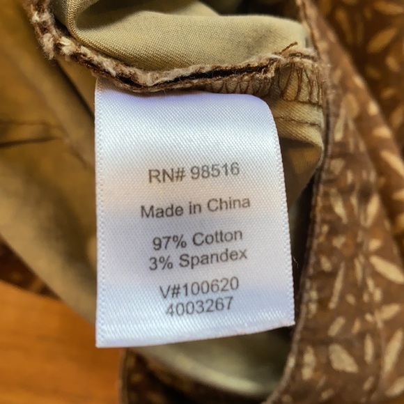 Coldwater Creek Capri Pants brown, size 6 - Picture 9 of 9